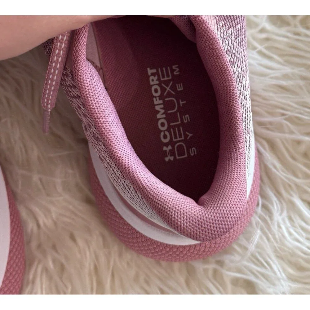 Under Armour HOVR Turbulence 2 Running Shoes Pink Rose Size 10 - Picture 11 of 12